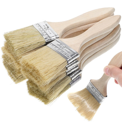 Multi-Purpose Paint Brushes with Wooden Handle