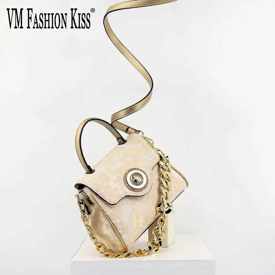 Luxury Women's Crossbody Bag with Fashion Chain Strap