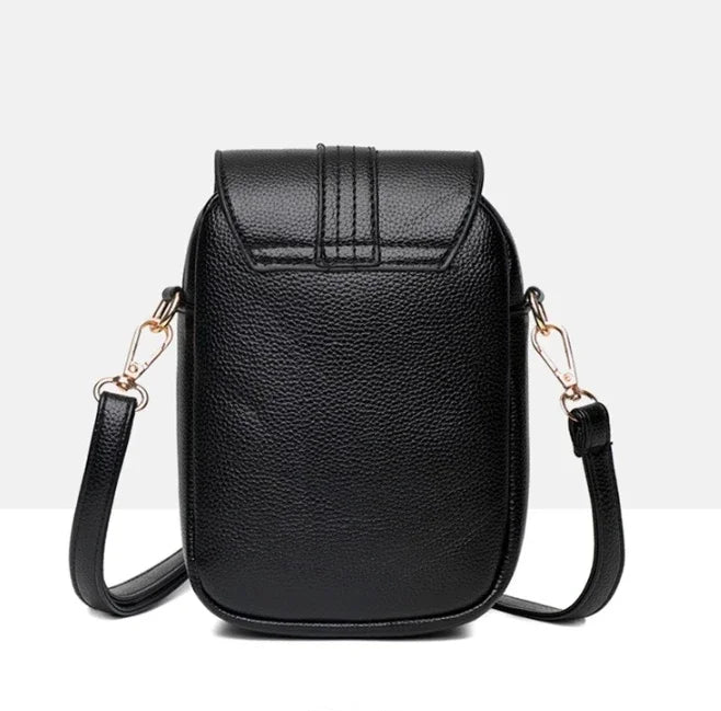 Women’s Mini PU Leather Crossbody Phone Bag