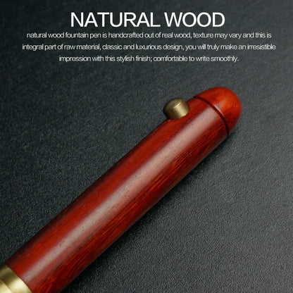 Wooden Retractable Rollerball Pen
