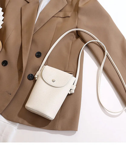 PU Leather Flap Crossbody Phone Bag