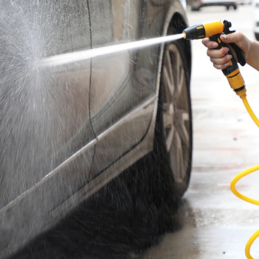 Retractable Garden Hose with Spray Gun