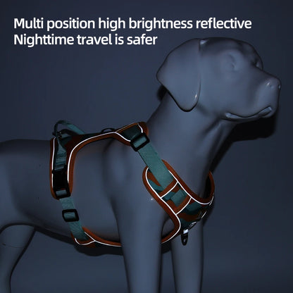 Reflective Adjustable Dog Harness for Medium & Large Dogs