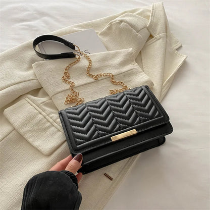 Striped Women's Shoulder Bag