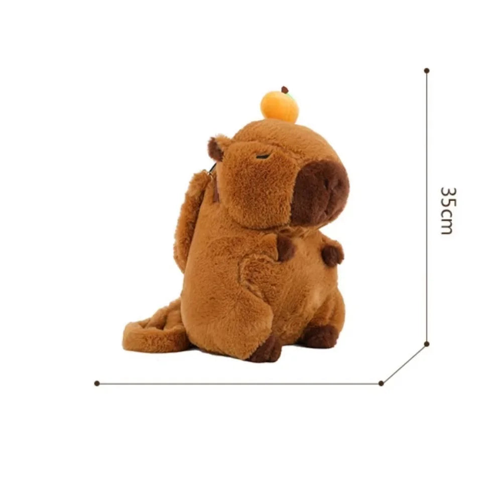 Cute Plush Capybara Backpack