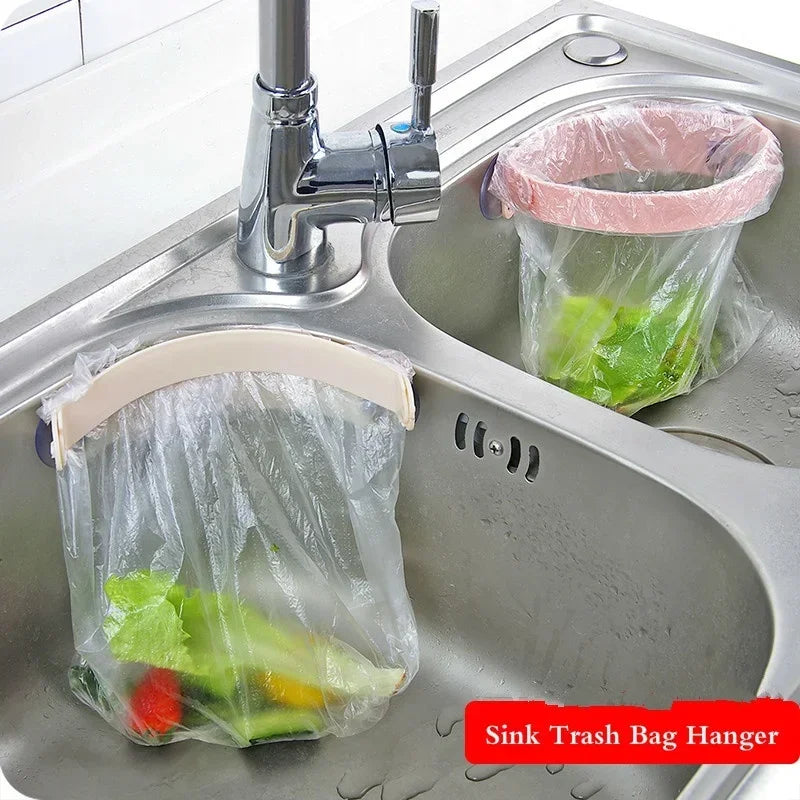 Portable Sink Trash Bag Holder with Suction Cups