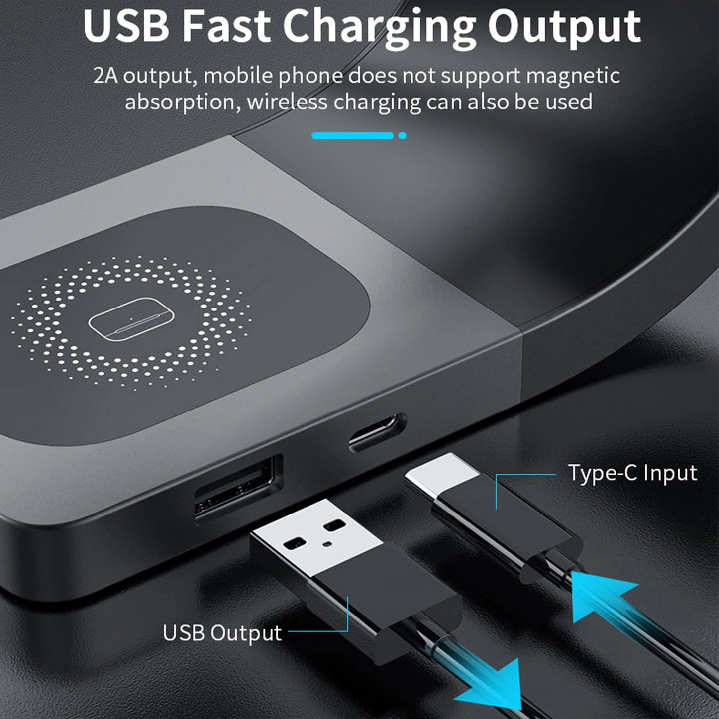 4-in-1 Magnetic Wireless Charging Stand for Apple Devices
