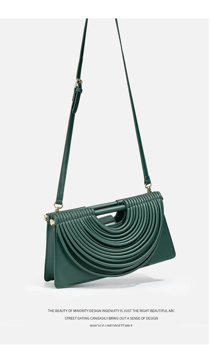 Gold Handwoven Evening Handbag