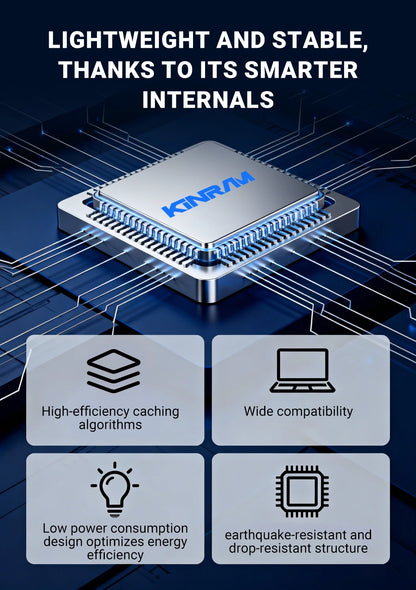 KinRam SATA III SSD for Desktop & Laptop – High-Speed Internal Storage Upgrade