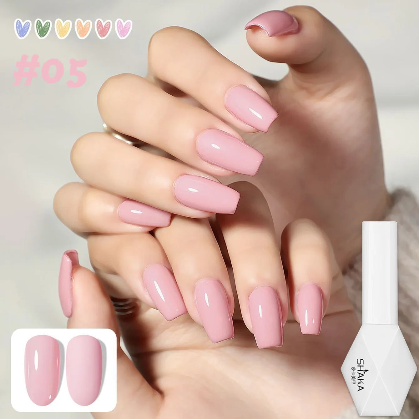 Ice Skin Nude Pink Gel Nail Polish