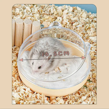 Transparent Hamster Sand Bath Box