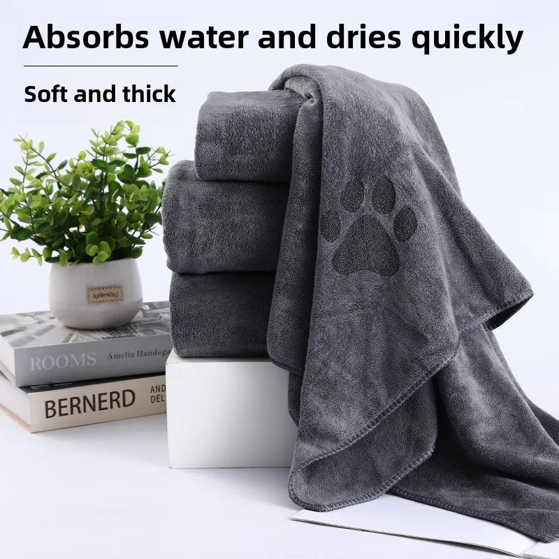 Pet Microfiber Bath Towel