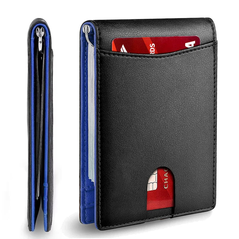 Blocking Slim Leather Wallet
