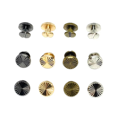 Solid Brass Chicago Screws for Leather Craft