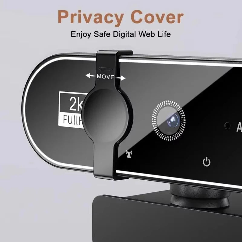 4K Autofocus USB Webcam with Microphone for PC