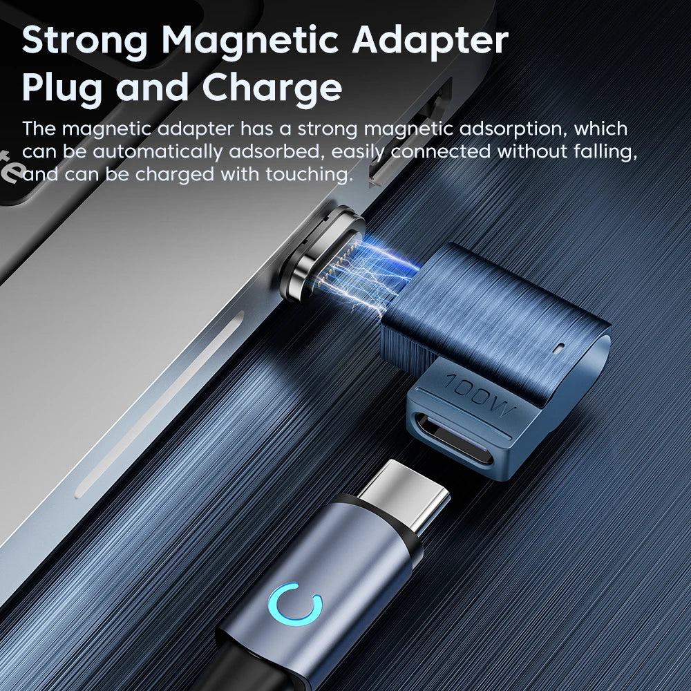 100W Magnetic USB-C OTG Adapter