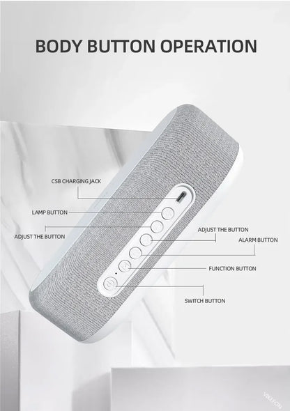 Wireless Charging Alarm Clock Station
