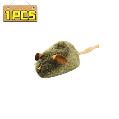 Plush Squeaky Mouse Cat Toy