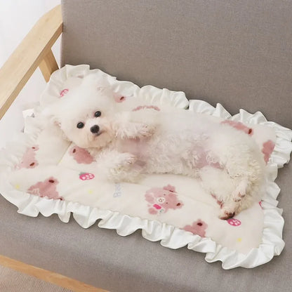 Pet Sleeping Mat – Thickened Warm Dog & Cat Bed Blanket