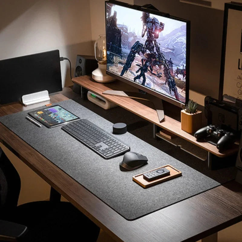 Large Wool Felt Computer Desk Mat
