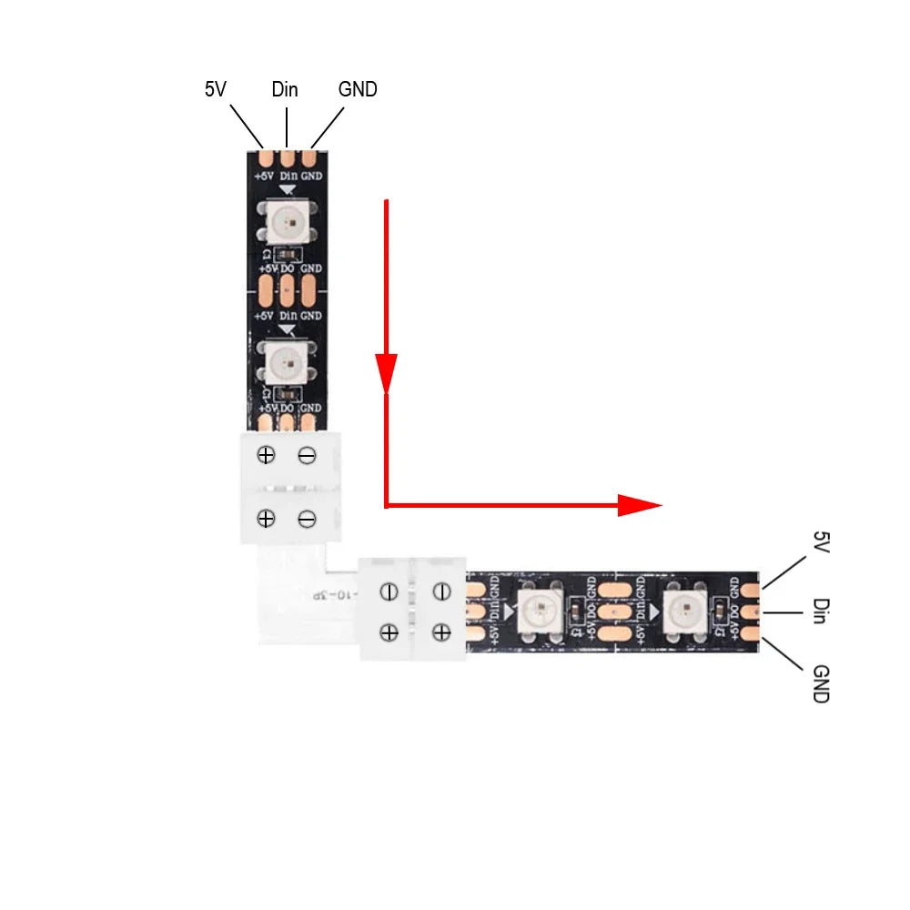 LED Strip Solderless Connector