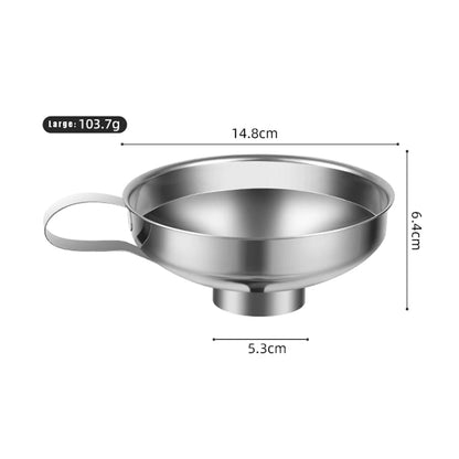 Stainless Steel Wide Mouth Canning Funnel