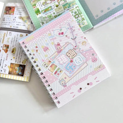 Kawaii K-Pop Sticker Book – 32 Decorative Sheets