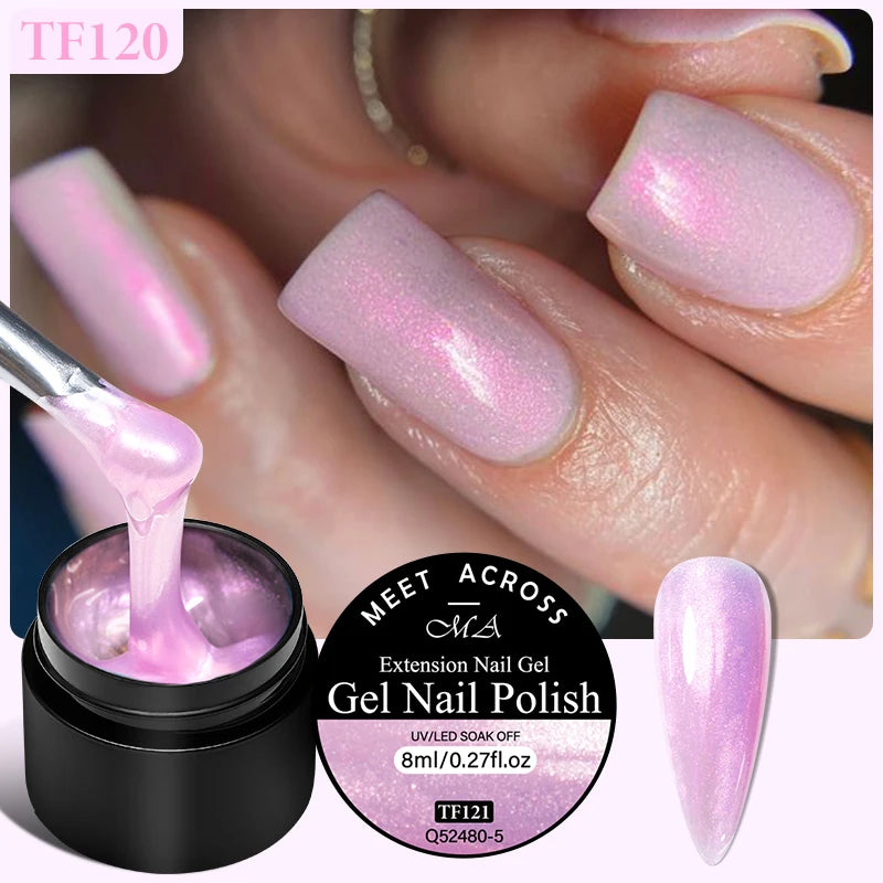MEET ACROSS 8ML Aurora Extension Gel Polish