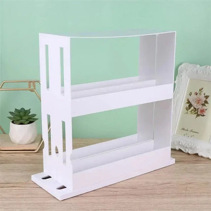 Multi-Function 2 Tier Rotate Spice Storage Rack