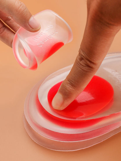Silicone Gel Heel Cups for Pain Relief & Shock Absorption