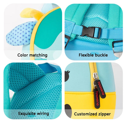 3D Animal Kids Backpack for Kindergarten