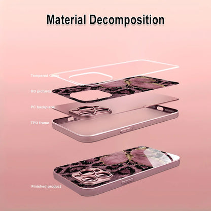 Mobile Phone Case – Butterfly Leopard Print Phone Case For iPhone