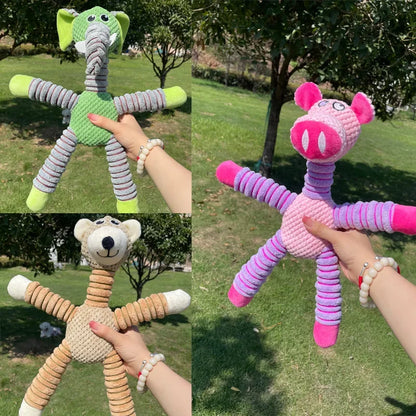 Animal Plush Squeaky Dog Toy