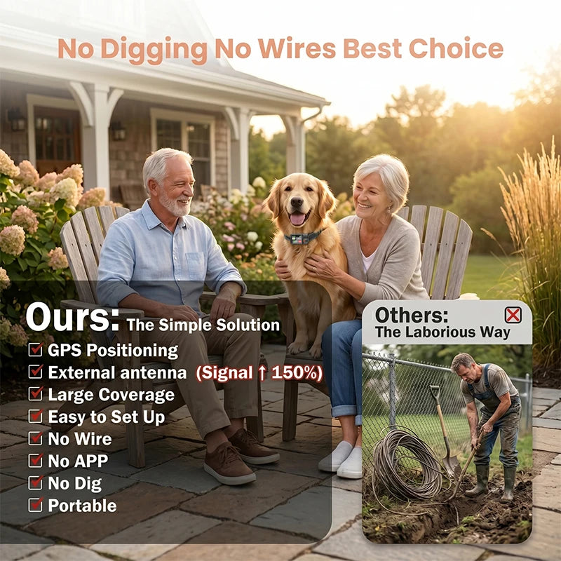 GPS Wireless Dog Fence Training Collar