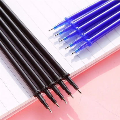 100-Pack 0.5mm Erasable Gel Ink Refills with Bonus Erasers