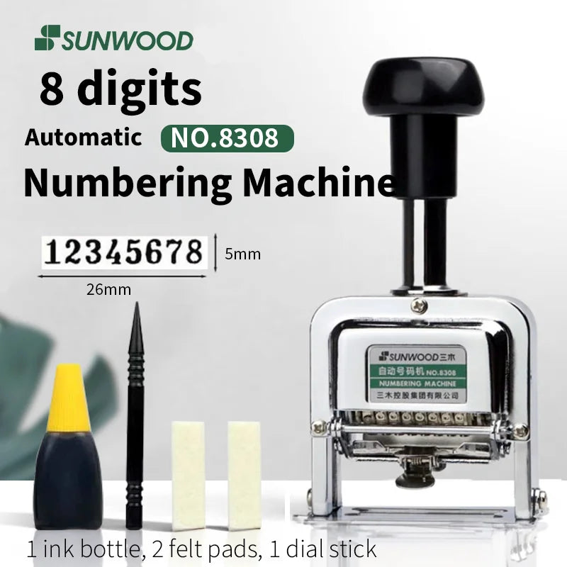 Automatic Self-Inking Numbering Stamp
