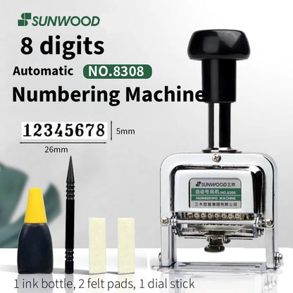 Automatic Self-Inking Numbering Stamp