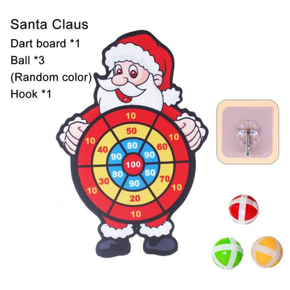 Kids Cartoon Sticky Ball Dart Board Game