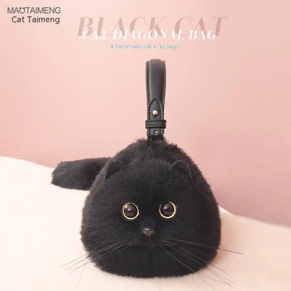 Cute Plush Cat Shoulder Bag Carrier