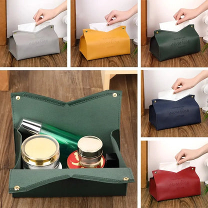 PU Leather Nordic Tissue Box Cover