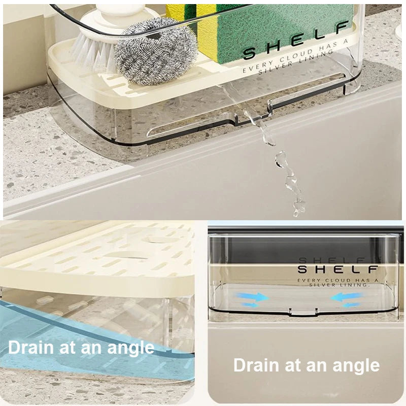 Self-Draining Kitchen Sink Organiser