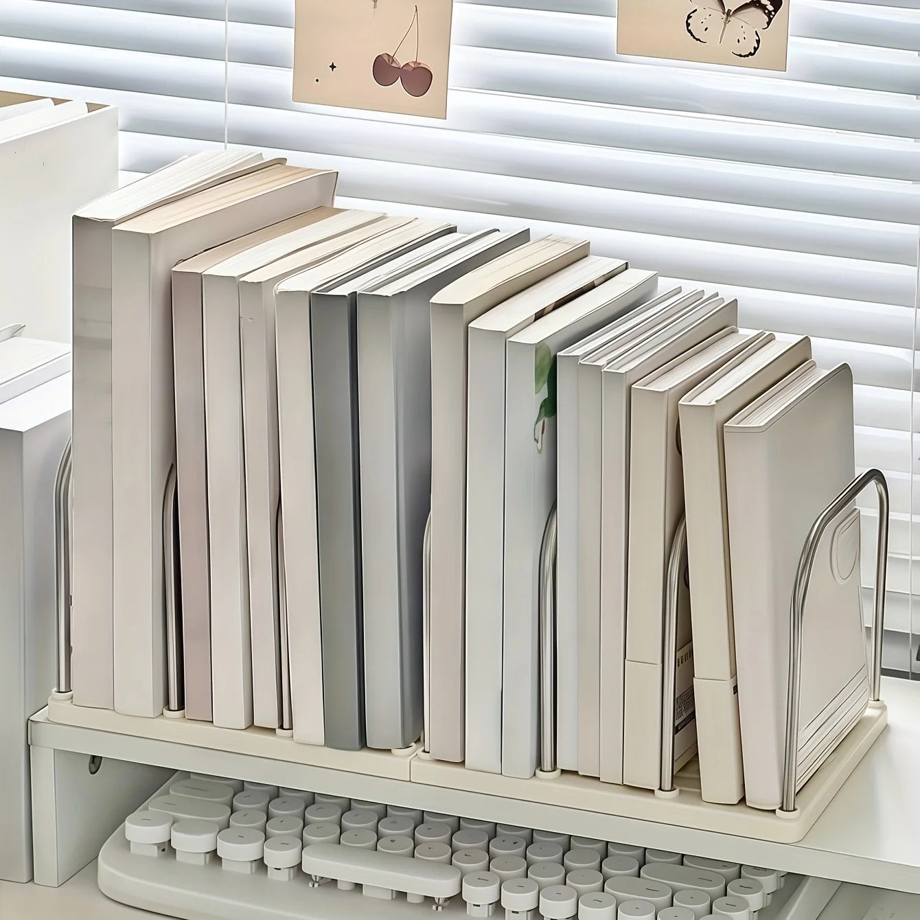 Minimalist Desktop File Organizer Rack