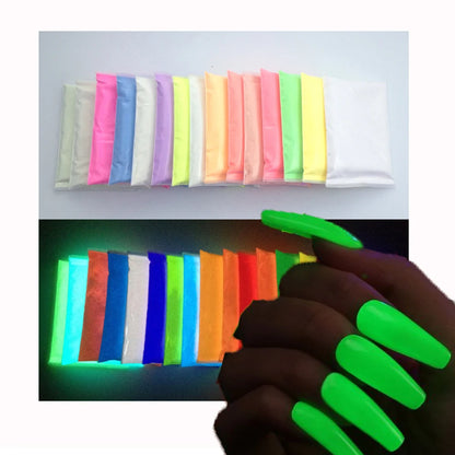 Glow In The Dark Nail Glitter Powder