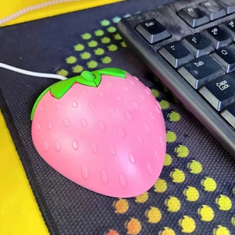 Pink Wired Gaming Mouse