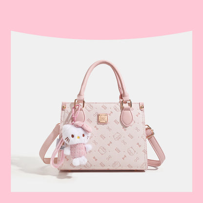 Elegant Leather Diaper Tote Bag