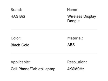 Hagibis Wireless Display Dongle