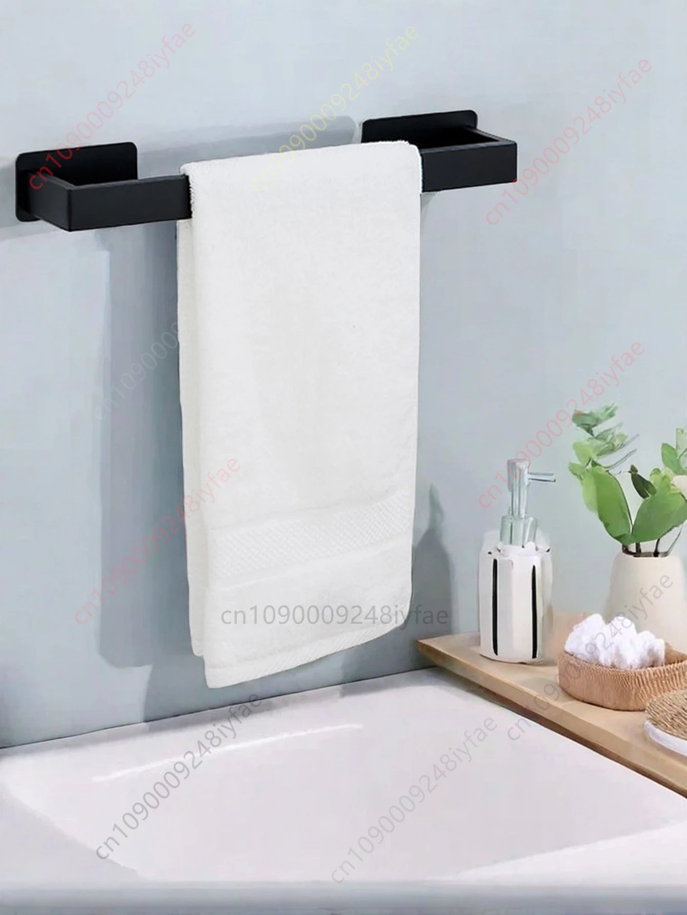 Self-Adhesive Stainless Steel Bathroom Hardware Set