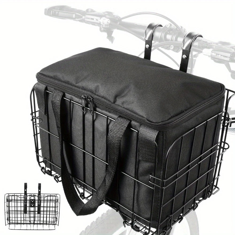 Large Capacity Bicycle Pet Basket Bag