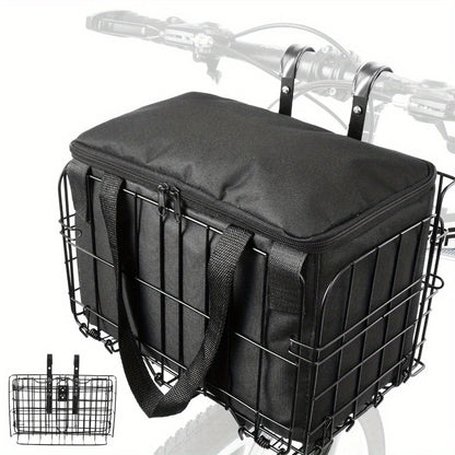 Large Capacity Bicycle Pet Basket Bag