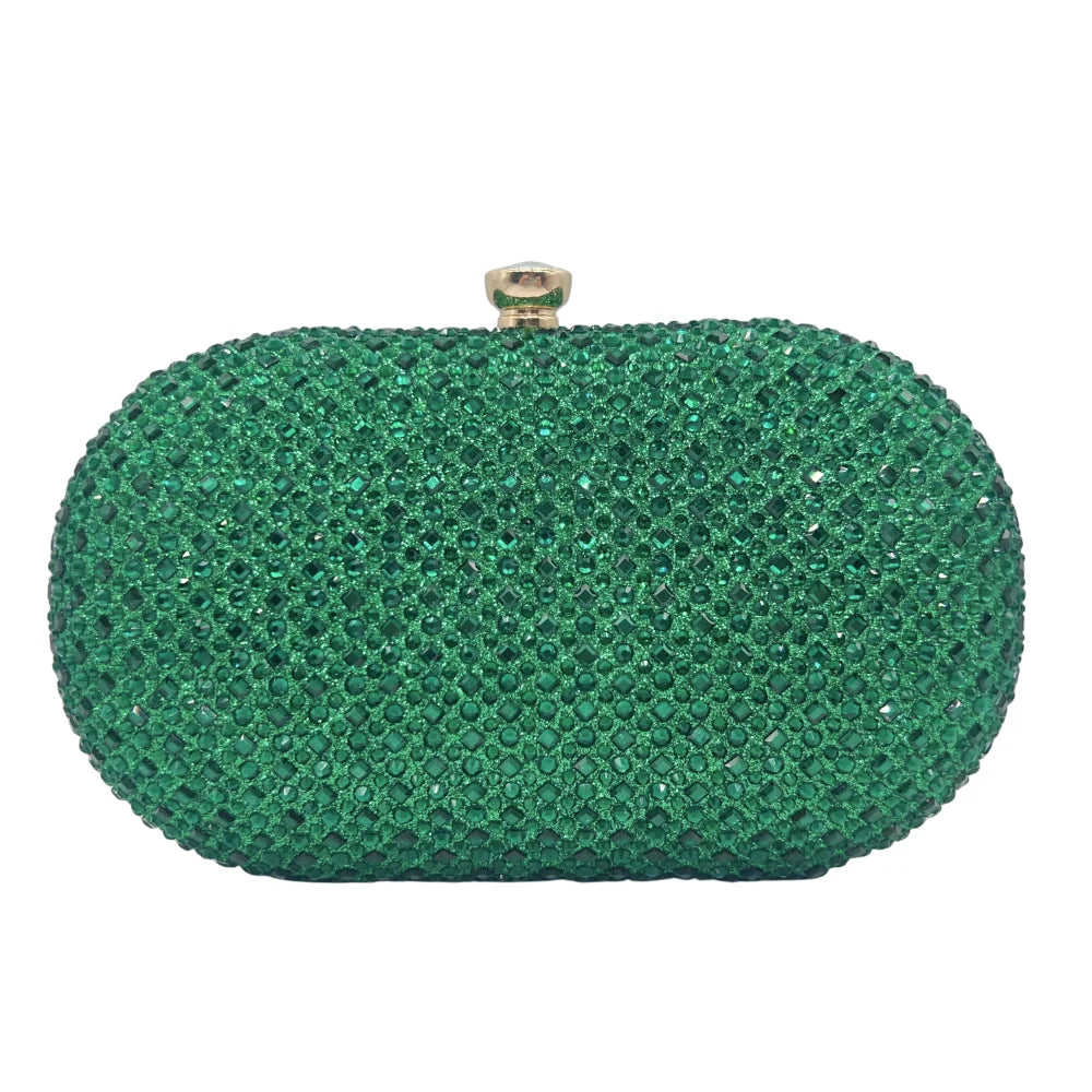 Luxury Rhinestone Evening Clutch Bag